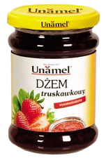 DŻEM truskawkowy wysokosłodzony, 300 g