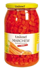 MARCHEW konserwowa kostka, 820 g