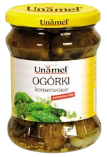 OGÓRKI konserwowe pomorskie całe, 460 g